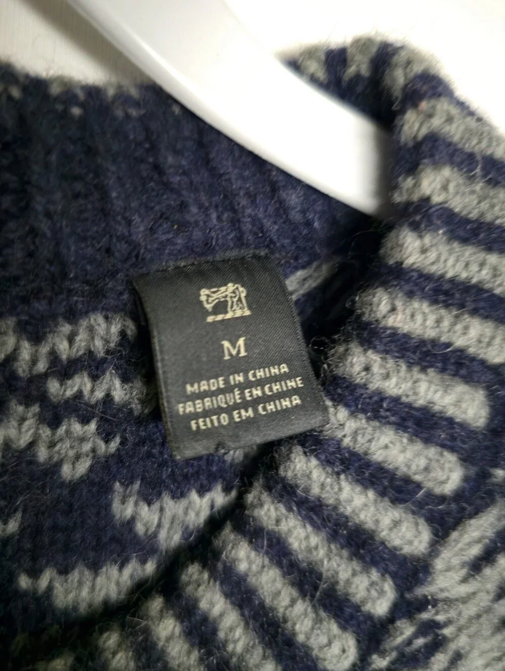 Scotch & Soda Amsterdam Couture Fair Isle Wool Blend Crewneck Sweater
